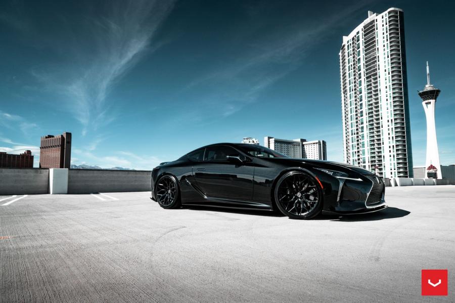  Lexus LC500 Obsidian on Vossen Wheels (HF-2) 2019 года  (фото 11 из 20)